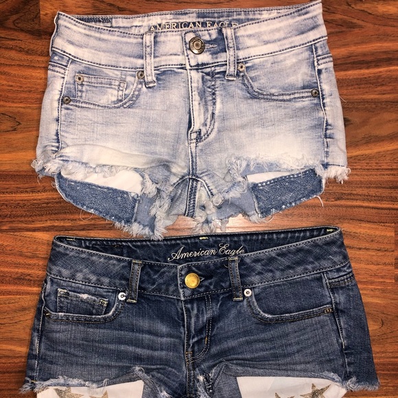 American Eagle Jean Shorts Lot 00 - Picture 1 of 4